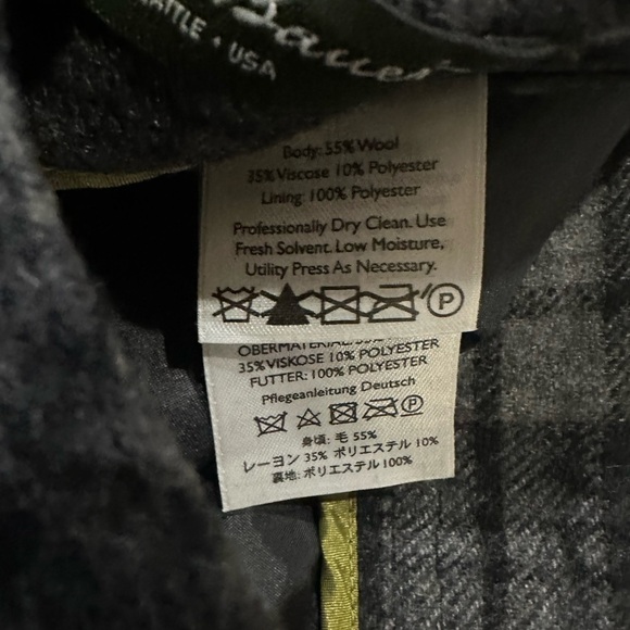 EDDIE BAUER black/gray Plaid Wool Mini Skirt - Picture 5 of 5